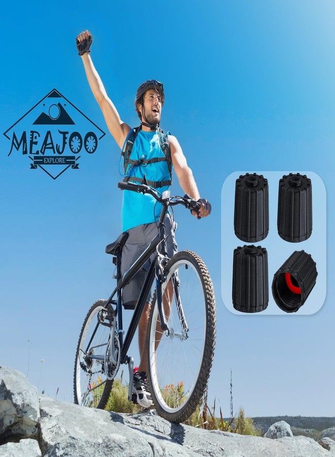 MEAJOO 30PCS Plactic Tire Valve Stem Caps, Leak-Proof Air Protection, with O-Ring Rubber Seal, Universal Tyre Valve Dust Caps for Cars, SUV, Trucks, Bikes, Motorcycles, Bicycles(Black) - Image 4